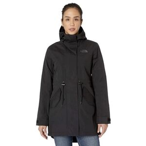 NWOT The North Face Metroview Trench Jacket Size Small Black